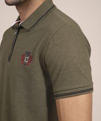 Polo-Tradicional-com-Ziper-e-Bordado-Manga-Curta-Verde-Militar-9980598-Verde_Militar_4