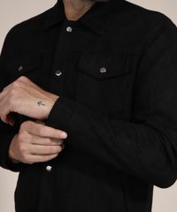 Jaqueta-Trucker-de-Suede-com-Bolsos-Preta-9526919-Preto_4
