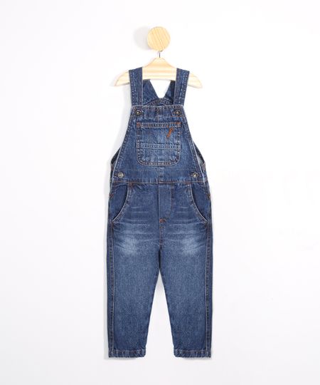 Jardineira-Infantil-Jeans-com-Bolso-e-Cinto-Azul-Escuro-9978512-Azul_Escuro_1 Jardineira-Infantil-Jeans-com-Bolso-e-Cinto-Azul-Escuro-9978512-Azul_Escuro_1