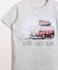 Camiseta-Infantil--Kombi-Sweet-Home--Manga-Curta-Gola-Careca-Cinza-Mescla-Claro-9976861-Cinza_Mescla_Claro_4