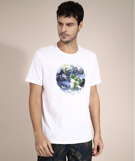 Camiseta-de-Algodao--O-Mundo-Da-Voltas--Manga-Curta-Gola-Careca-Branca-9980476-Branco_1