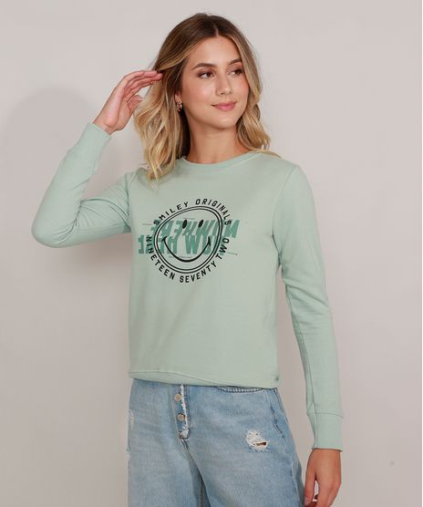 Blusao-de-Moletom-Cropped-Smiley-Verde-Claro-9982638-Verde_Claro_1
