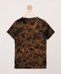 Camiseta-Juvenil-Estampada-Tie-Dye-Manga-Curta-Marrom-9978941-Marrom_1