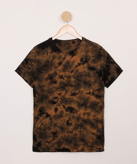 Camiseta-Juvenil-Estampada-Tie-Dye-Manga-Curta-Marrom-9978941-Marrom_1 Camiseta-Juvenil-Estampada-Tie-Dye-Manga-Curta-Marrom-9978941-Marrom_1