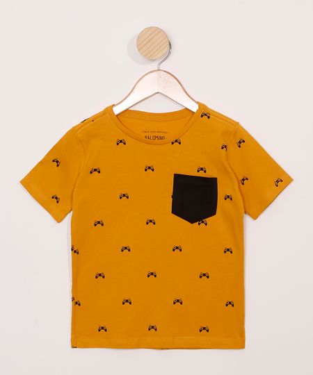 Camiseta-Infantil-Estampada-Games-Manga-Curta-com-Bolso-Mostarda-9978945-Mostarda_1 Camiseta-Infantil-Estampada-Games-Manga-Curta-com-Bolso-Mostarda-9978945-Mostarda_1