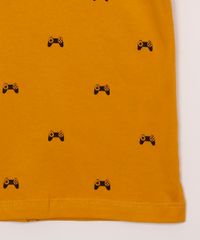 Camiseta-Infantil-Estampada-Games-Manga-Curta-com-Bolso-Mostarda-9978945-Mostarda_4