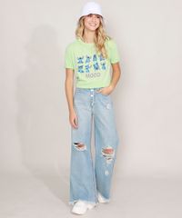 Camiseta-Cropped-de-Algodao-Lilo-e-Stitch-Manga-Curta-Decote-Redondo-Verde-Claro-9988440-Verde_Claro_3