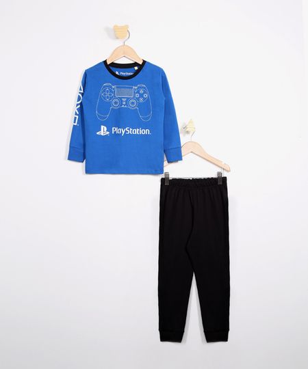 Pijama-Infantil-Playstation-Manga-Longa-Azul-9983181-Azul_1