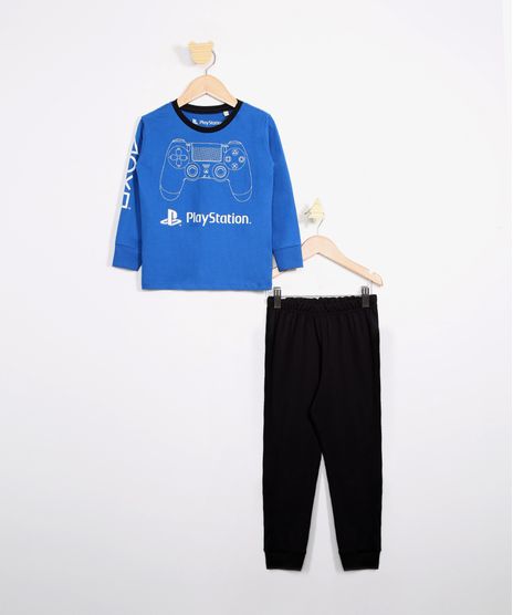 Pijama-Infantil-Playstation-Manga-Longa-Azul-9983181-Azul_1