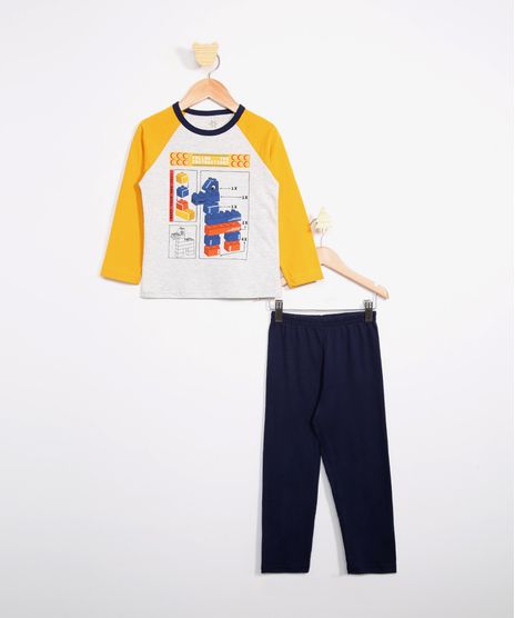 Pijama-Infantil-Cachorro-Manga-Longa-Brandili-Amarelo-9983965-Amarelo_1