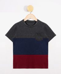 Camiseta-Infantil-com-Recorte-e-Bolso-Manga-Curta-Gola-Careca-Vinho-9977247-Vinho_1