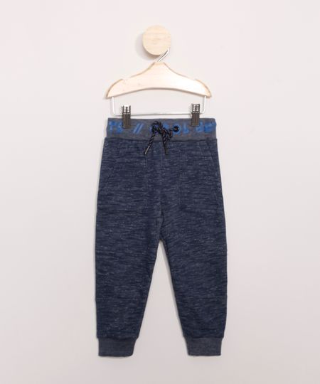 Calca-Infantil-de-Moletom-Jogger-com-Recortes-Azul-Marinho-9948366-Azul_Marinho_1
