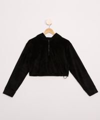 Blusao-Juvenil-de-Plush-Cropped-com-Capuz-Preto-9972046-Preto_1