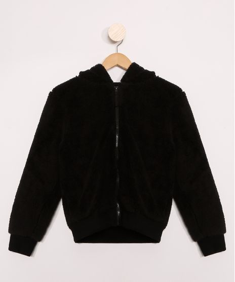 Blusao-Juvenil-de-Plush-com-Capuz-Preto-9972179-Preto_1