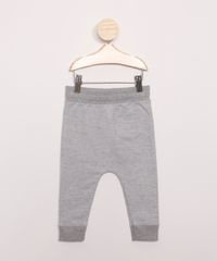 Calca-Infantil-de-Moletom-Jogger-Estampada-Robo-Cinza-Mescla-9976326-Cinza_Mescla_2