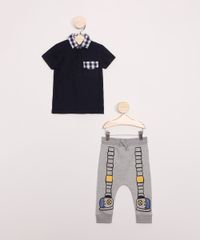 Calca-Infantil-de-Moletom-Jogger-Estampada-Robo-Cinza-Mescla-9976326-Cinza_Mescla_3