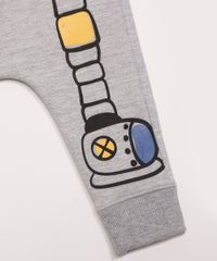 Calca-Infantil-de-Moletom-Jogger-Estampada-Robo-Cinza-Mescla-9976326-Cinza_Mescla_5