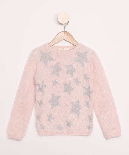 Sueter-Infantil-de-Trico-Estampado-de-Estrelas-Rosa-9972058-Rosa_1 Sueter-Infantil-de-Trico-Estampado-de-Estrelas-Rosa-9972058-Rosa_1