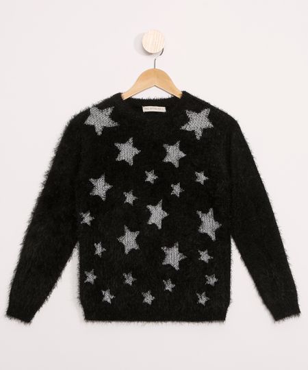 Sueter-Juvenil-de-Trico-Estrelas-Preto-9972050-Preto_1 Sueter-Juvenil-de-Trico-Estrelas-Preto-9972050-Preto_1