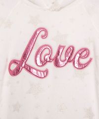 Blusao-Infantil-de-Fleece--Love--Estampado-de-Estrelas-com-Capuz-Off-White-9972044-Off_White_2