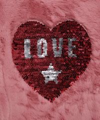 Blusao-Infantil-de-Pelo--Love--com-Paetes-Dupla-Face-Rosa-9972178-Rosa_2