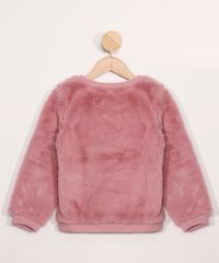 Blusao-Infantil-de-Pelo--Love--com-Paetes-Dupla-Face-Rosa-9972178-Rosa_3