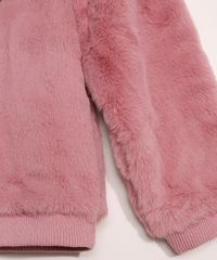 Blusao-Infantil-de-Pelo--Love--com-Paetes-Dupla-Face-Rosa-9972178-Rosa_4