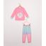 Pijama-Infantil-de-Fleece-Manga-Longa-Sereia--Rosa-9972644-Rosa_1
