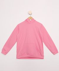Blusao-Juvenil-Alongada-de-Moletom-com-Bolso-Canguru-e-Capuz-Pink-9986079-Pink_1