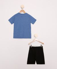 Conjunto-Infantil-de-Camiseta-Manga-Curta-Batman-Azul---Bermuda-Preto-9979110-Preto_3