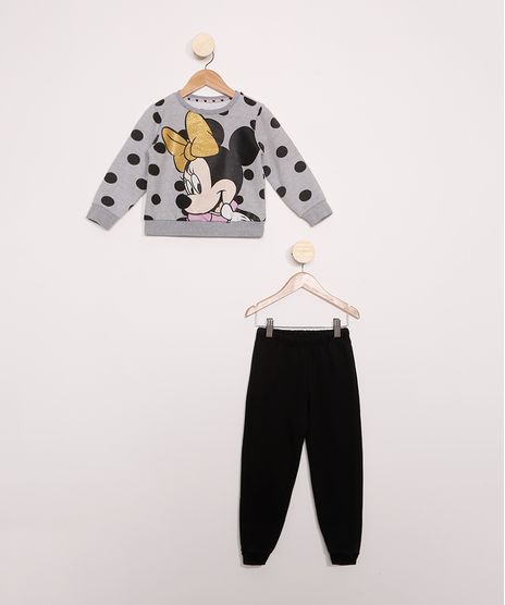 Conjunto-Infantil-de-Moletom-Blusao-Minnie-Cinza-Mescla---Calca-Jogger-Cinza-Mescla-9979769-Cinza_Mescla_1
