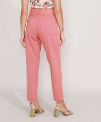 Calca-Mom-de-Sarja-com-Cinto-Cintura-Super-Alta-Rosa-Escuro-9985313-Rosa_Escuro_2 Calca-Mom-de-Sarja-com-Cinto-Cintura-Super-Alta-Rosa-Escuro-9985313-Rosa_Escuro_2