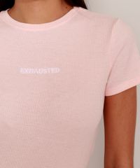 Camiseta-Cropped-Canelada-com-Bordado--Exhausted--Manga-Curta-Decote-Redondo-Rosa-Claro-9983364-Rosa_Claro_5