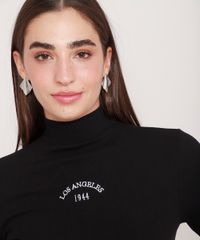 Blusa-Canelada-com-Bordado--Los-Angeles--Manga-Longa-Gola-Alta-Preta-9981268-Preto_6