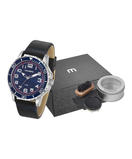 Kit-de-Relogio-Analogico-Mondaine-Masculino--Kit-Engraxate---76710G0MVNH3K1-PRATEADO-9977828-Prateado_1