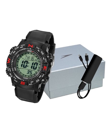 Kit-de-Relogio-Digital-Speedo-Masculino---Power-Bank--81210G0EVNP1K1-PRETO-9978016-Preto_1