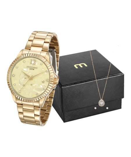 Kit-de-Relogio-Analogico-Mondaine-Feminino---Brinco---Colar---99128LPMKDE7K3-DOURADO-9984217-Dourado_1 Kit-de-Relogio-Analogico-Mondaine-Feminino---Brinco---Colar---99128LPMKDE7K3-DOURADO-9984217-Dourado_1