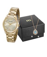 Kit-de-Relogio-Feminino-Mondaine-Analogico---Brinco---Colar---83435LPMVDE1K2-DOURADO-9989888-Dourado_1