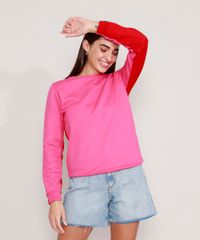 Blusao-de-Moletom-Basico-Bicolor-Decote-Redondo-Pink-9985454-Pink_1