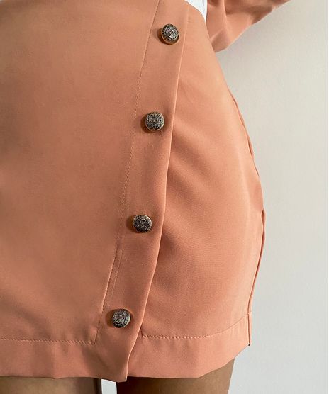 Saia-Feminina-Mindset-Curta-Transpassada-com-Botoes-Coral-9991703-Coral_1