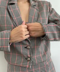 Blazer-Feminino-Mindset-Cropped-Estampado-Xadrez-Multicor-9992694-Multicor_4