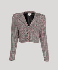 Blazer-Feminino-Mindset-Cropped-Estampado-Xadrez-Multicor-9992694-Multicor_7