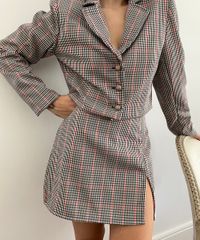Saia-Feminina-Mindset-Curta-Estampada-Xadrez-com-Fenda-Multicor-9992695-Multicor_1