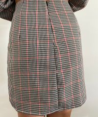 Saia-Feminina-Mindset-Curta-Estampada-Xadrez-com-Fenda-Multicor-9992695-Multicor_2