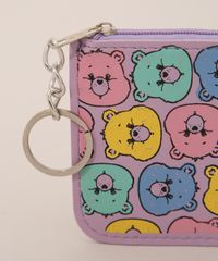 Carteira-Feminina-Estampada-Ursinhos-Carinhosos-com-Chaveiro-Lilas-9978162-Lilas_5
