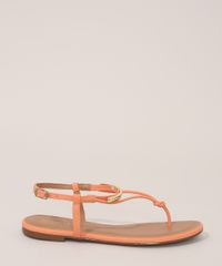 Rasteirinha-Feminina-Via-Uno-com-Detalhe-Laranja-9983983-Laranja_3