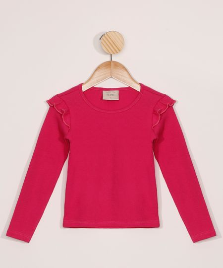 Blusa-Infantil-Canelada-com-Babados-Manga-Longa-Decote-Redondo-Pink-9946482-Pink_1