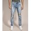 Calca-Slim-Jeans-Destroyed-Marmorizada-Azul-Medio-9981195-Azul_Medio_1