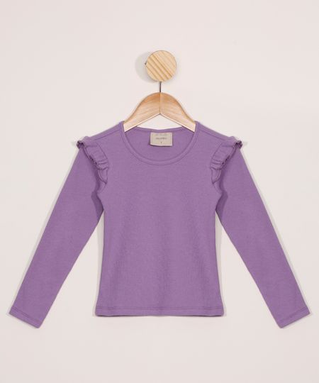 Blusa-Infantil-Canelada-com-Babados-Manga-Longa-Decote-Redondo-Lilas-9946482-Lilas_1