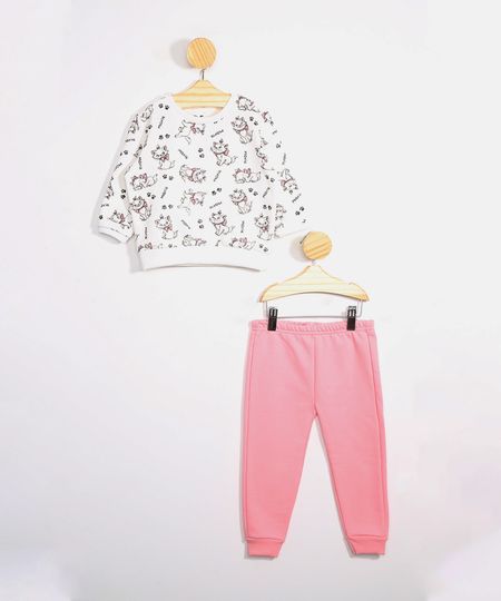 Conjunto-de-Moletom-Infantil-Blusa-Estampada-Marie-Off-White---Calca-Jogger-Rosa-9976536-Rosa_1